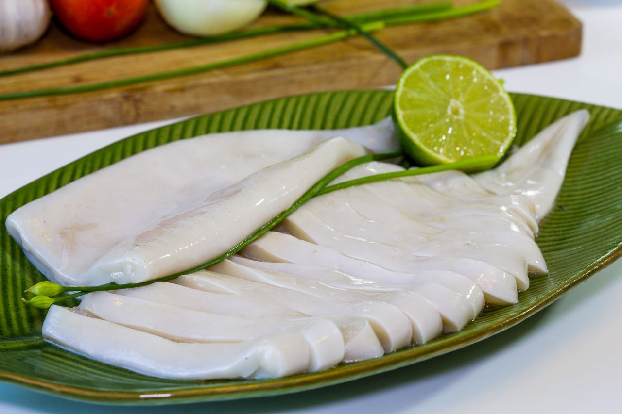 Anéis de lula in natura